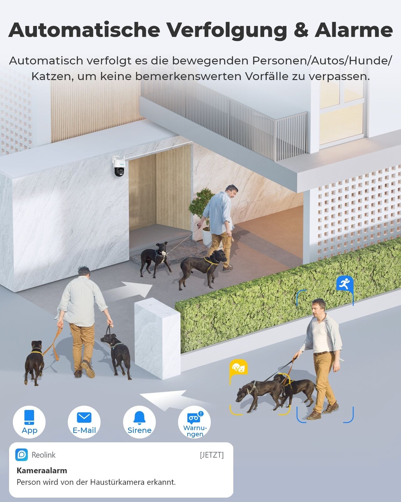 Reolink 4K 8MP PTZ Überwachungskamera Aussen WLAN Auto-Tracking Trackmix WiFi