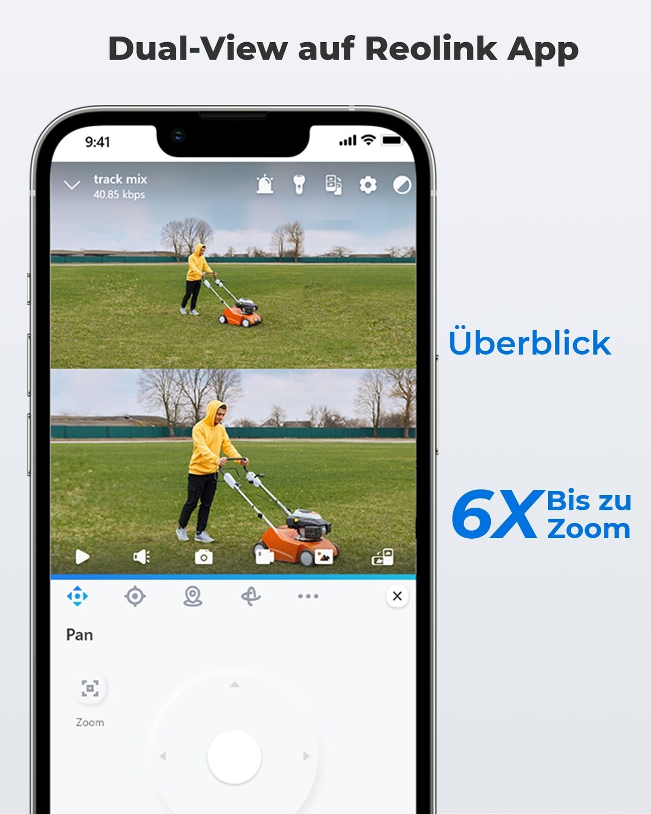 Reolink 4K 8MP PTZ Überwachungskamera Aussen WLAN Auto-Tracking Trackmix WiFi