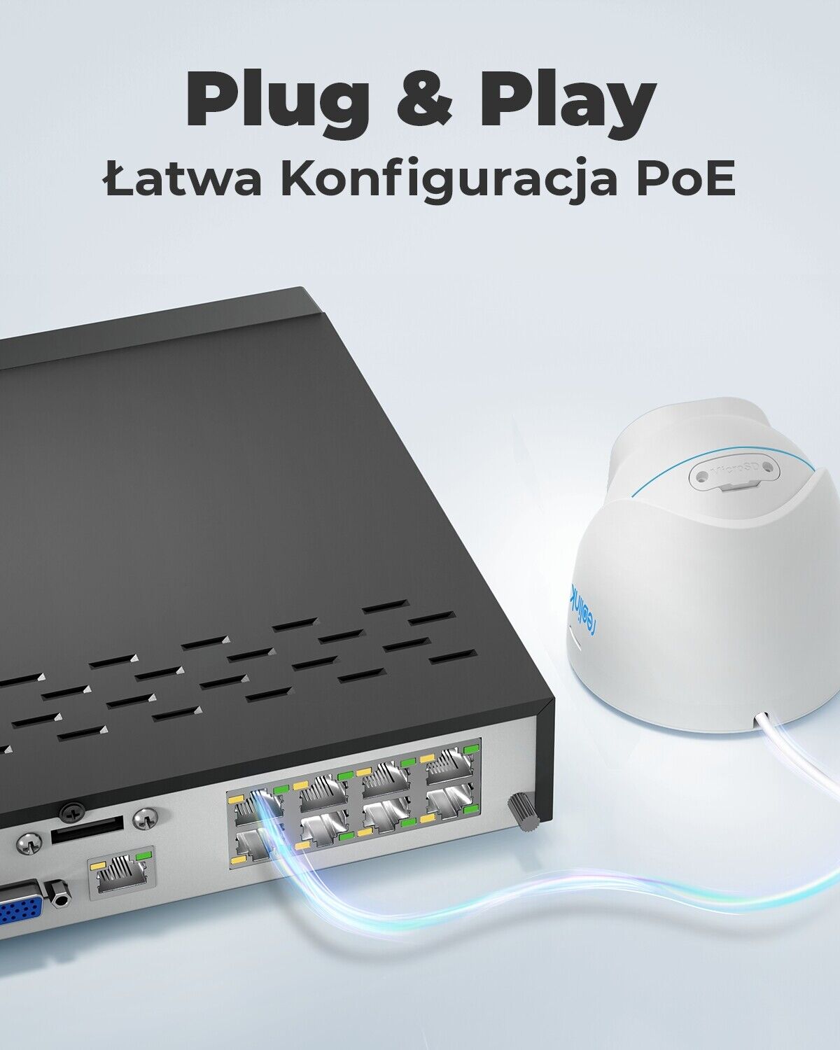 Reolink 8MP PoE Überwachungskamera Set 4x 8MP Dome Kamera 8CH NVR RLK8-800D4-A