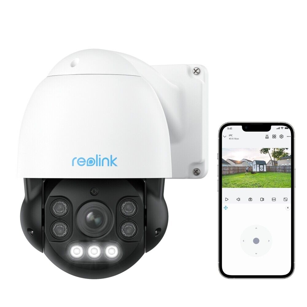 Reolink 4K 8MP PTZ PoE Überwachungskamera Aussen 5XOptischem Zoom Auto-Tracking