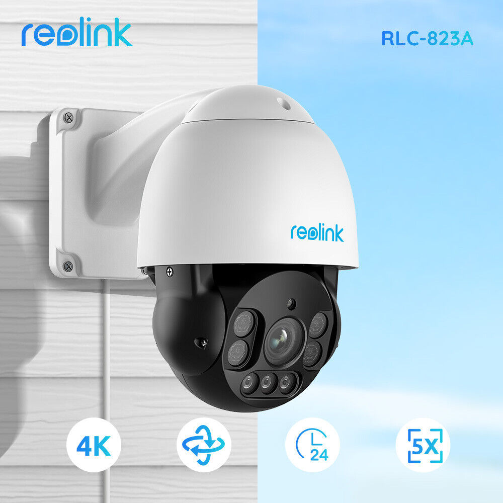 Reolink 4K 8MP PTZ PoE Überwachungskamera Aussen 5XOptischem Zoom Auto-Tracking